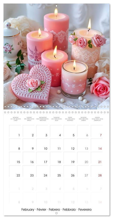 Poetry in Wax - Artistic Candle Worlds (CALVENDO Monthly Calendar 2027)