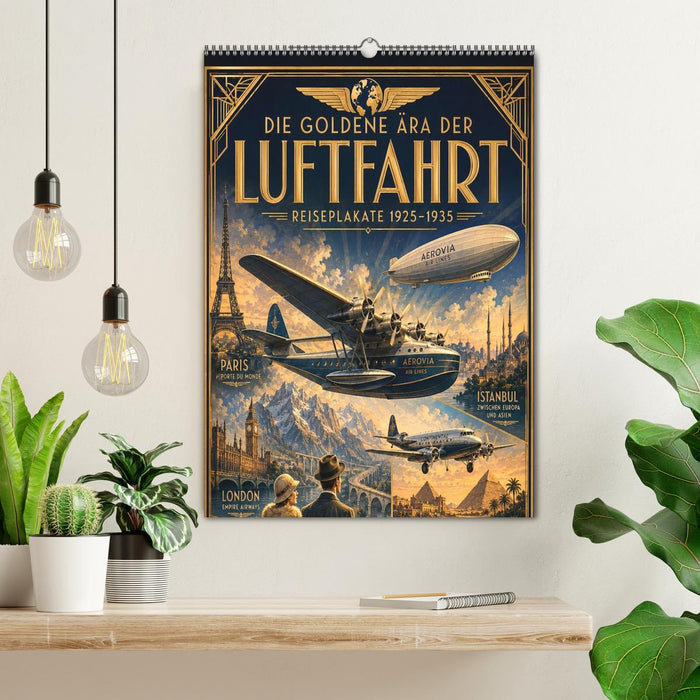 Die goldene Ära der Luftfahrt – Reiseplakate 1928–1930 (CALVENDO Wandkalender 2027)