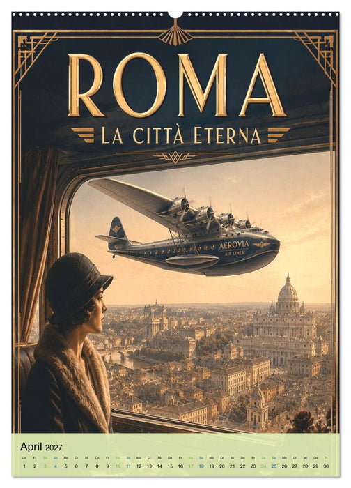 Die goldene Ära der Luftfahrt – Reiseplakate 1928–1930 (CALVENDO Wandkalender 2027)