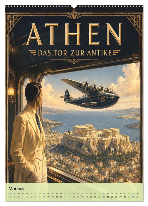 Die goldene Ära der Luftfahrt – Reiseplakate 1928–1930 (CALVENDO Wandkalender 2027)