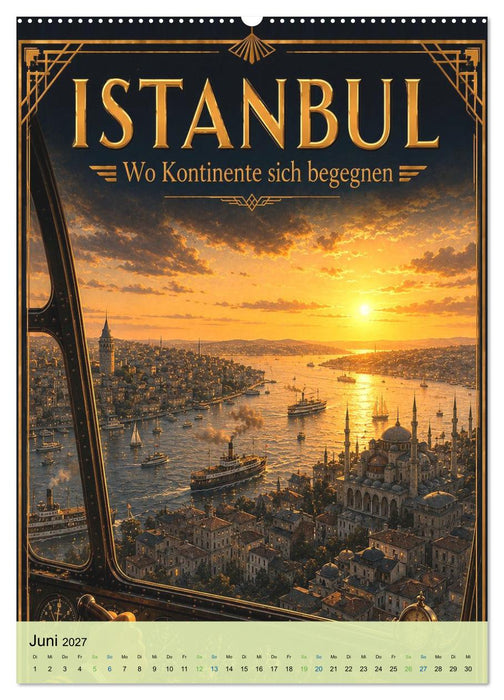 Die goldene Ära der Luftfahrt – Reiseplakate 1928–1930 (CALVENDO Wandkalender 2027)