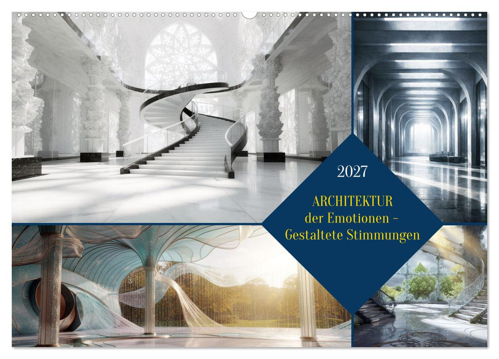 Architektur der Emotionen - Gestaltete Stimmungen (CALVENDO Wandkalender 2027)