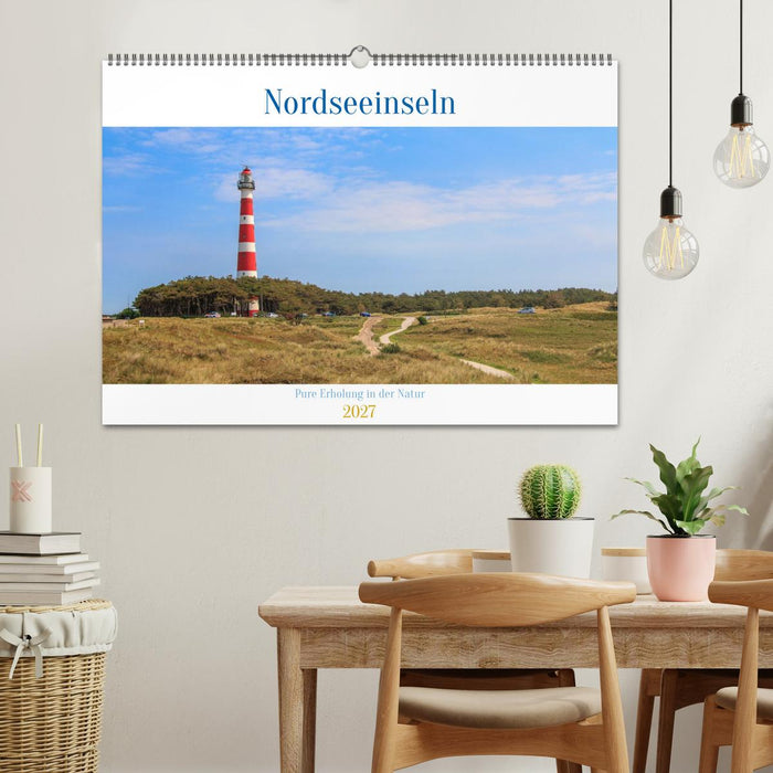 Nordseeinseln - Pure Erholung in der Natur (CALVENDO Wandkalender 2027)