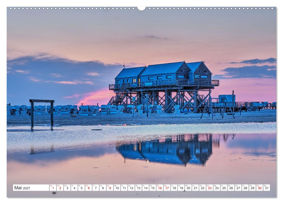 Nordseeinseln - Pure Erholung in der Natur (CALVENDO Wandkalender 2027)