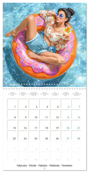 Joyeuses vacances – Pour tous les passionnés de Manga (CALVENDO Calendrier mensuel 2027)