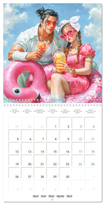 Joyeuses vacances – Pour tous les passionnés de Manga (CALVENDO Calendrier mensuel 2027)