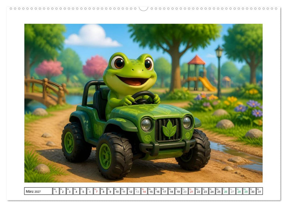 Rasante Tier-Flitzer (CALVENDO Premium Wandkalender 2027)