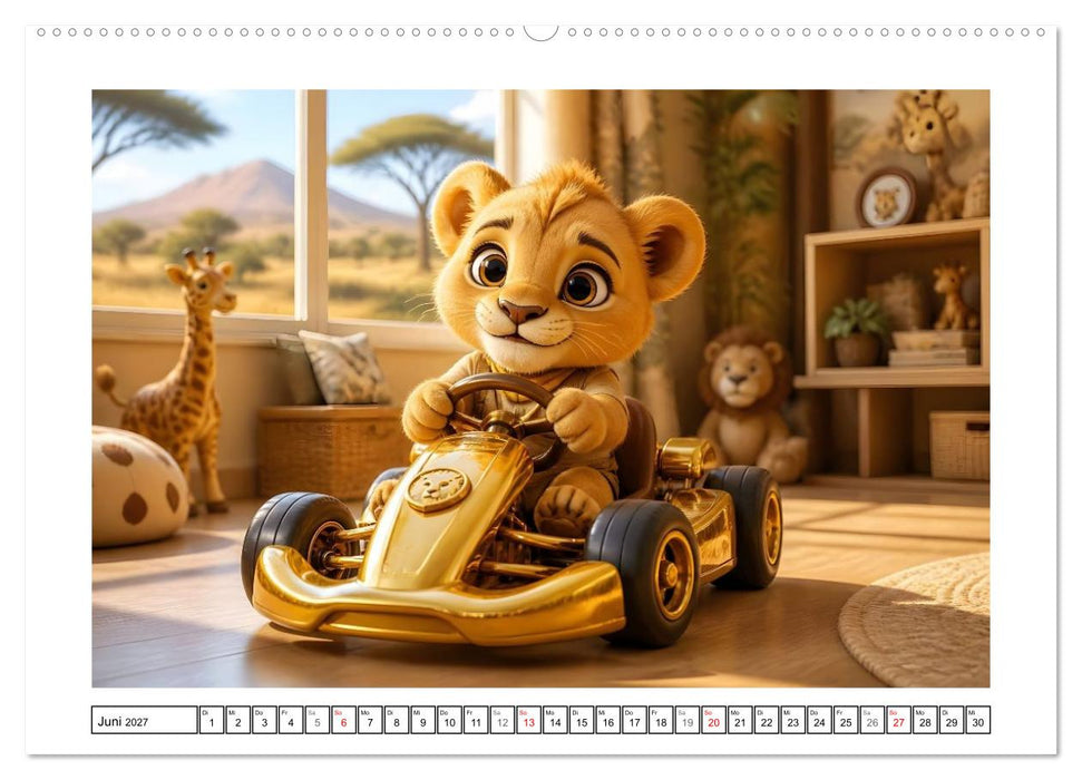 Rasante Tier-Flitzer (CALVENDO Premium Wandkalender 2027)