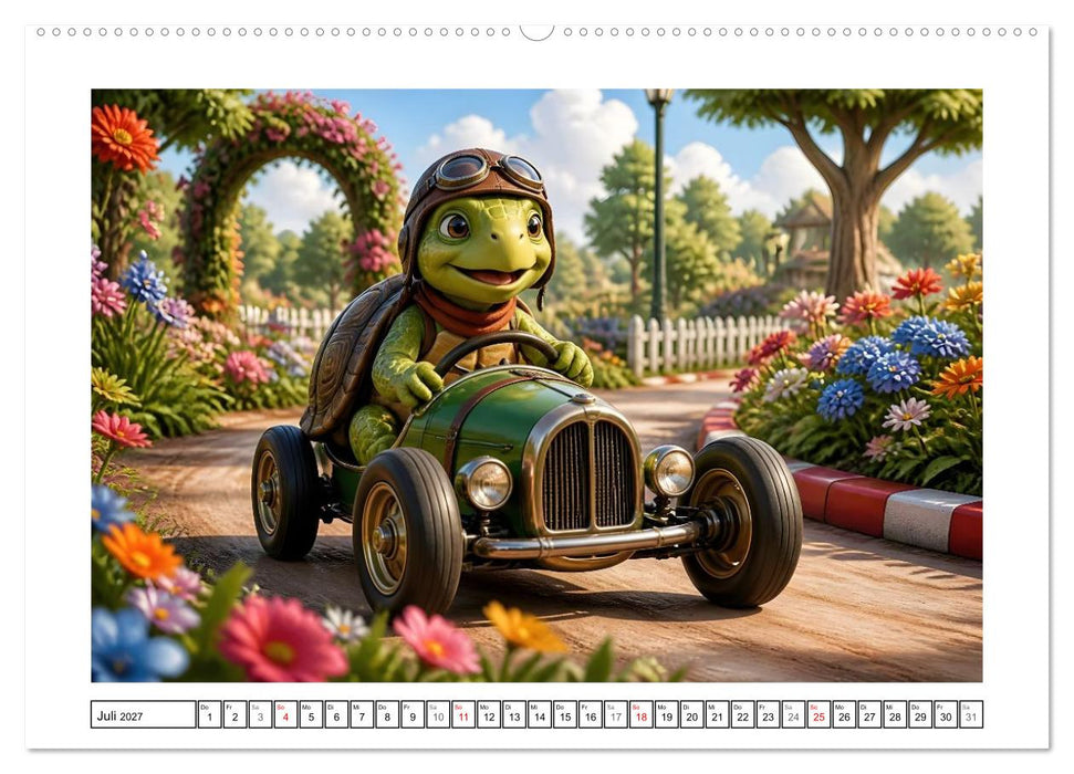 Rasante Tier-Flitzer (CALVENDO Premium Wandkalender 2027)