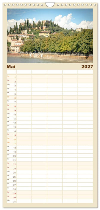 Verona Stadt der Romantik (CALVENDO Familienplaner 2027)