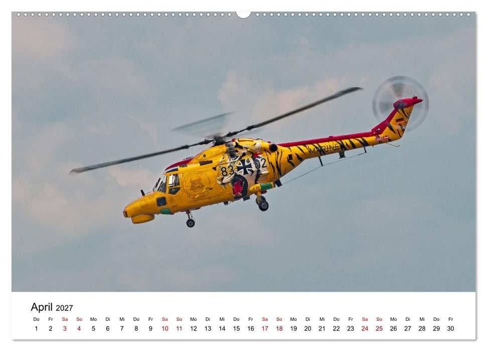 Hubschrauber der Marine (CALVENDO Premium Wandkalender 2027)