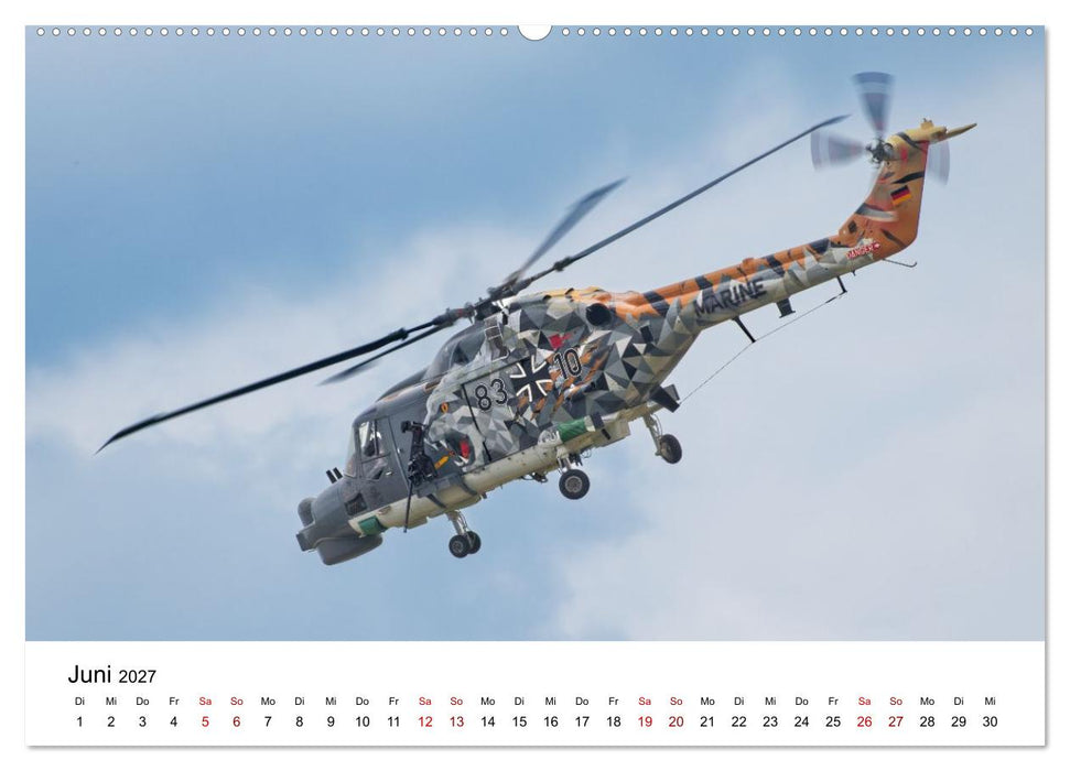 Hubschrauber der Marine (CALVENDO Premium Wandkalender 2027)