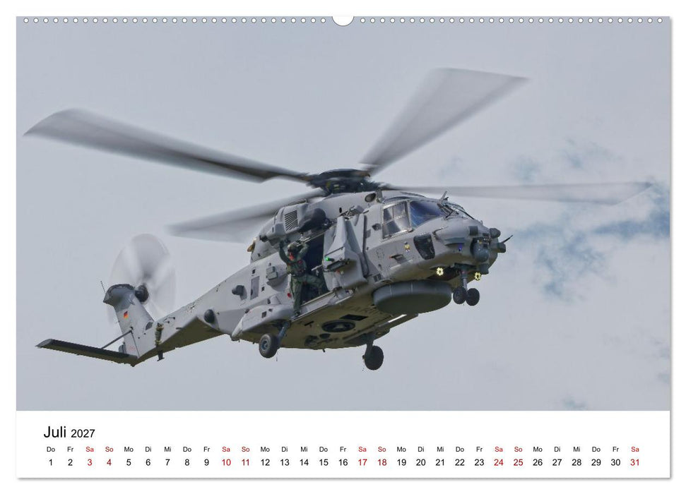 Hubschrauber der Marine (CALVENDO Premium Wandkalender 2027)