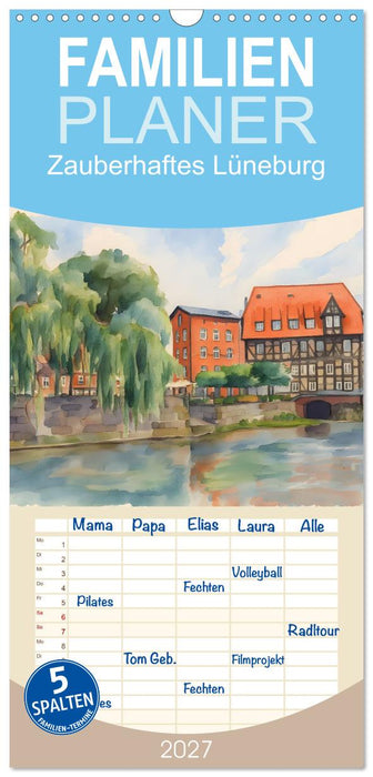 Zauberhaftes Lüneburg (CALVENDO Familienplaner 2027)