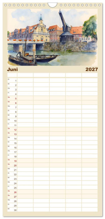 Zauberhaftes Lüneburg (CALVENDO Familienplaner 2027)