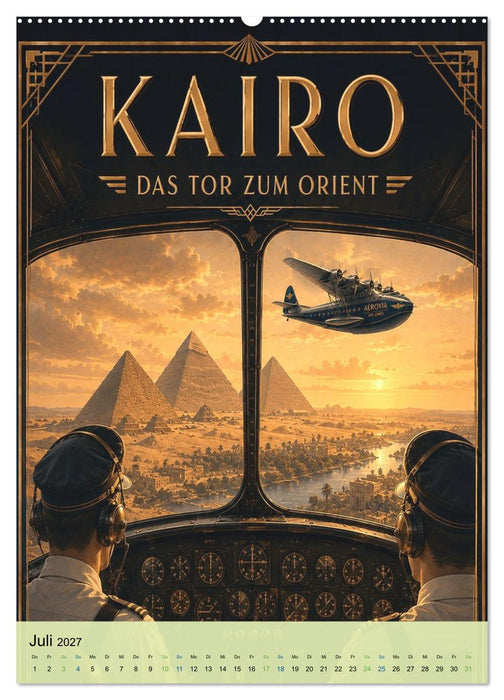 Die goldene Ära der Luftfahrt – Reiseplakate 1928–1930 (CALVENDO Premium Wandkalender 2027)