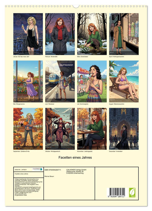 Facetten eines Jahres (CALVENDO Premium Wandkalender 2027)