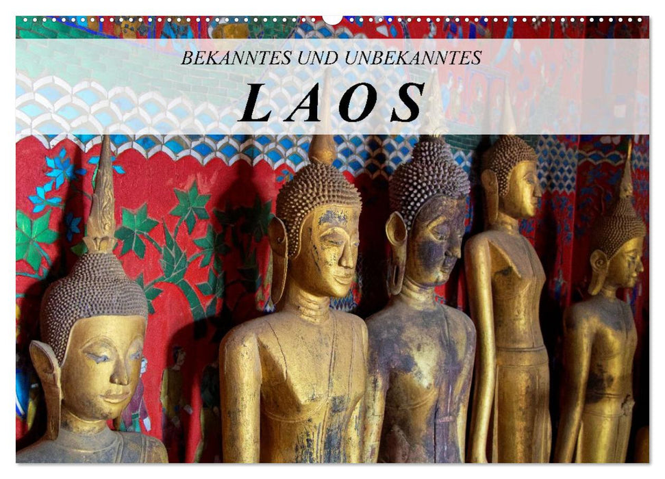 Bekanntes und Unbekanntes Laos (CALVENDO Wandkalender 2027)