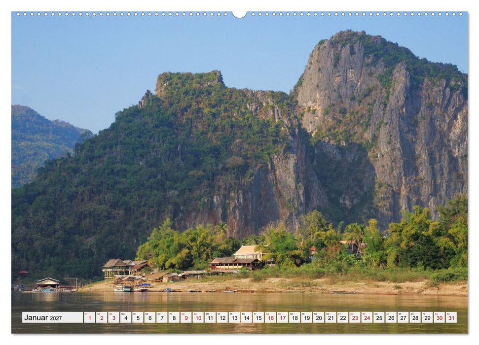 Bekanntes und Unbekanntes Laos (CALVENDO Wandkalender 2027)