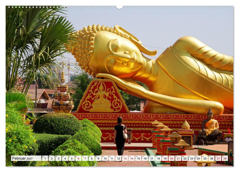 Bekanntes und Unbekanntes Laos (CALVENDO Wandkalender 2027)