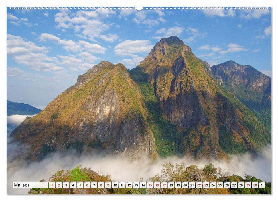Bekanntes und Unbekanntes Laos (CALVENDO Wandkalender 2027)