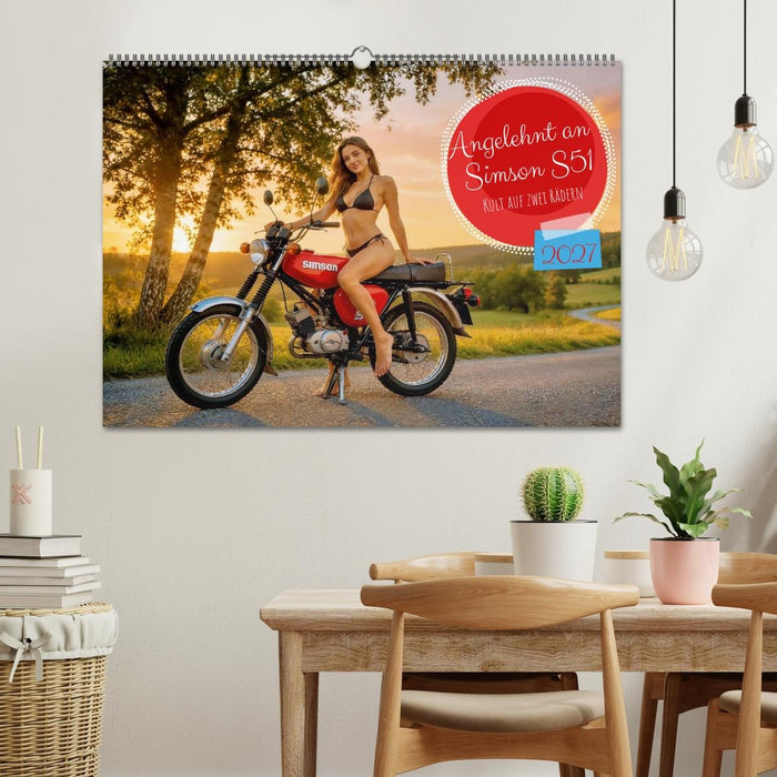 Angelehnt an Simson S51 (CALVENDO Wandkalender 2027)