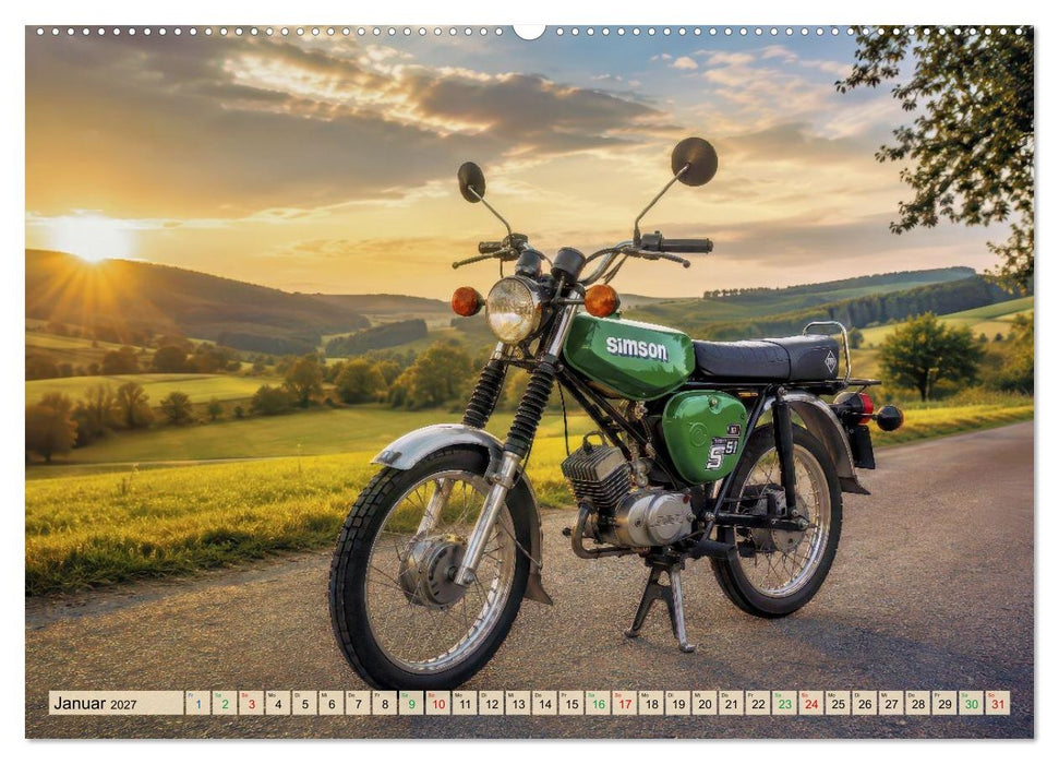 Angelehnt an Simson S51 (CALVENDO Wandkalender 2027)