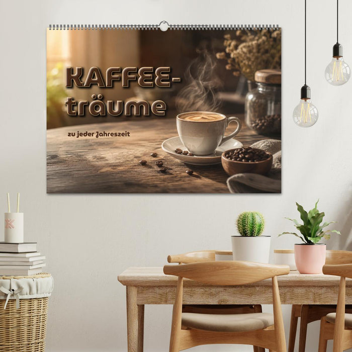 Kaffeeträume zu jeder Jahreszeit (CALVENDO Wandkalender 2027)