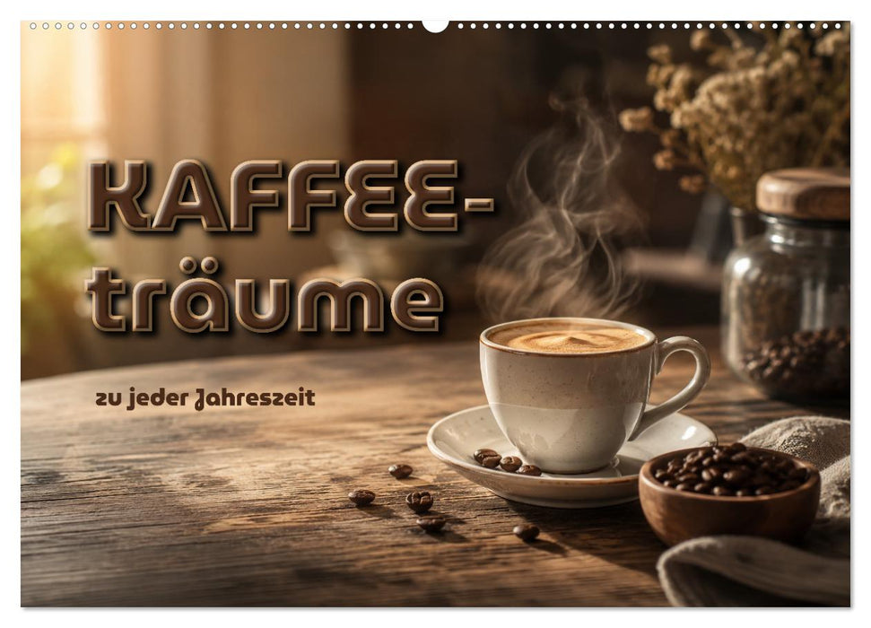 Kaffeeträume zu jeder Jahreszeit (CALVENDO Wandkalender 2027)