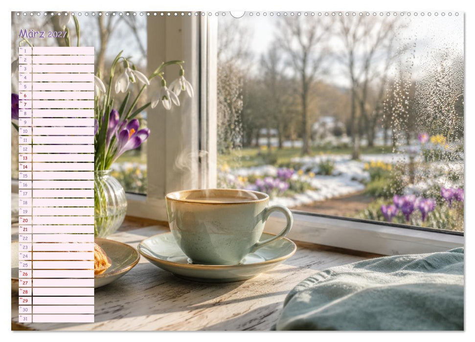Kaffeeträume zu jeder Jahreszeit (CALVENDO Wandkalender 2027)