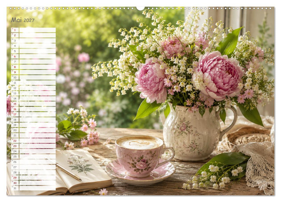 Kaffeeträume zu jeder Jahreszeit (CALVENDO Wandkalender 2027)