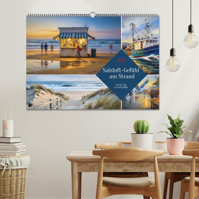 Salzluft-Gefühl am Strand (CALVENDO Wandkalender 2027)
