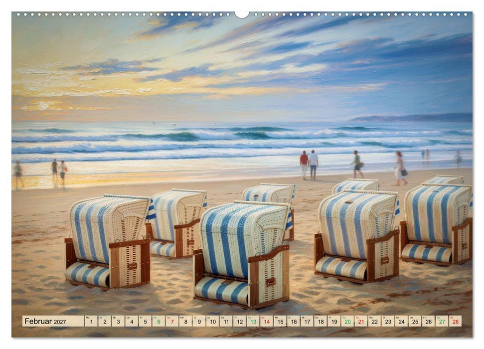 Salzluft-Gefühl am Strand (CALVENDO Wandkalender 2027)