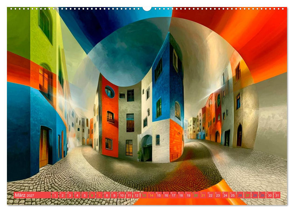 Das Paradies der tanzenden Häuser (CALVENDO Wandkalender 2027)