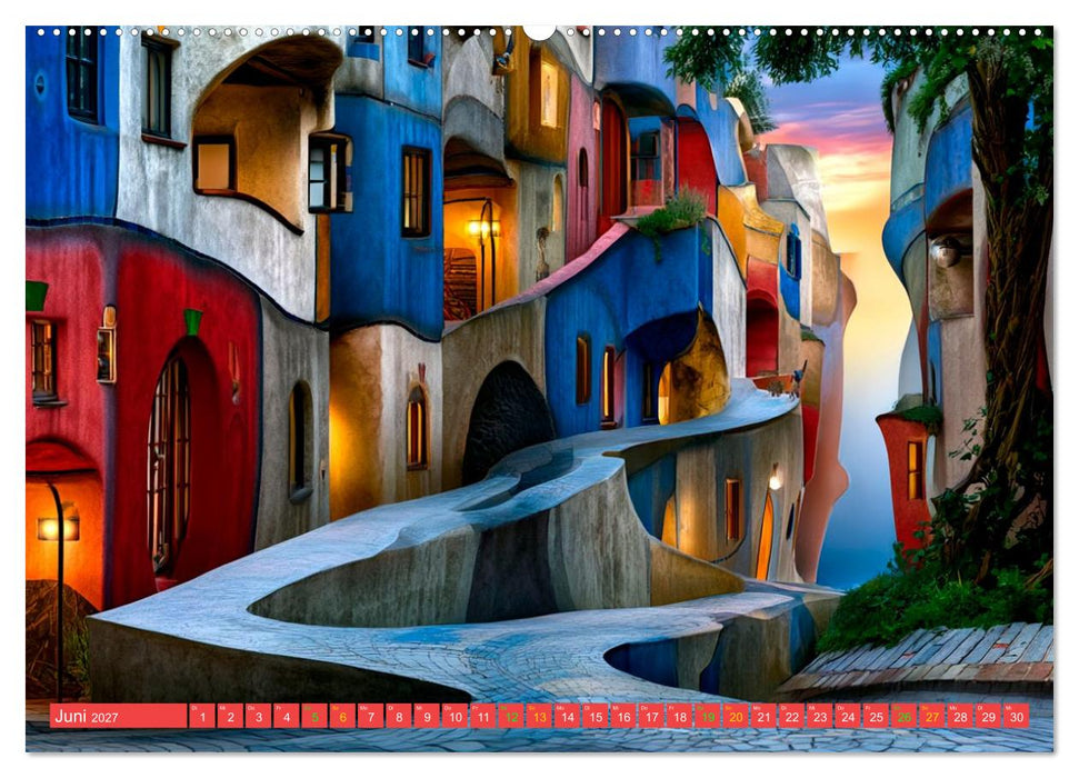 Das Paradies der tanzenden Häuser (CALVENDO Wandkalender 2027)