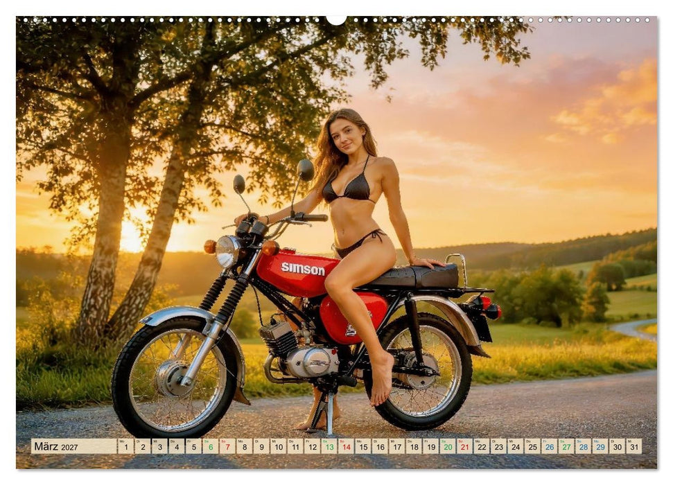 Angelehnt an Simson S51 (CALVENDO Premium Wandkalender 2027)
