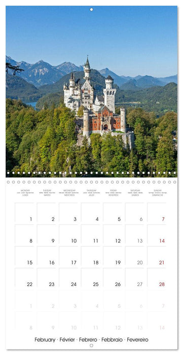 Romantic Castles and Palaces in Germany (CALVENDO Monthly Calendar 2027)