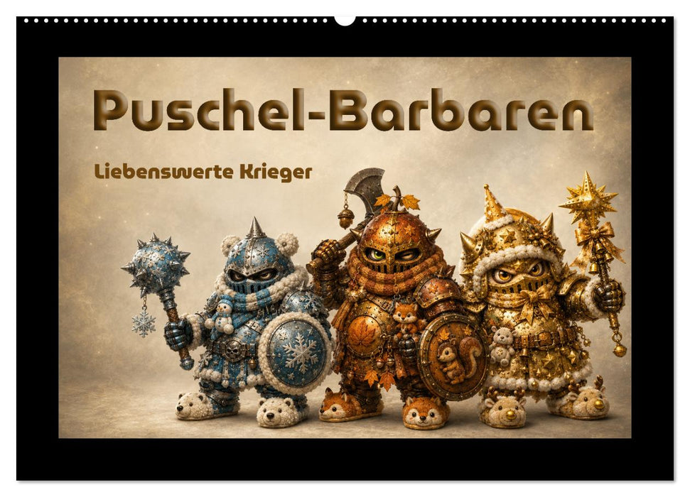 Puschel-Barbaren (CALVENDO Wandkalender 2027)