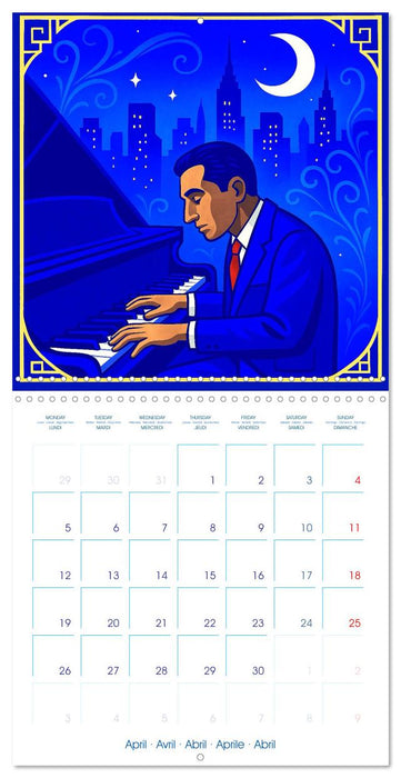 George Gershwin (CALVENDO Monthly Calendar 2027)