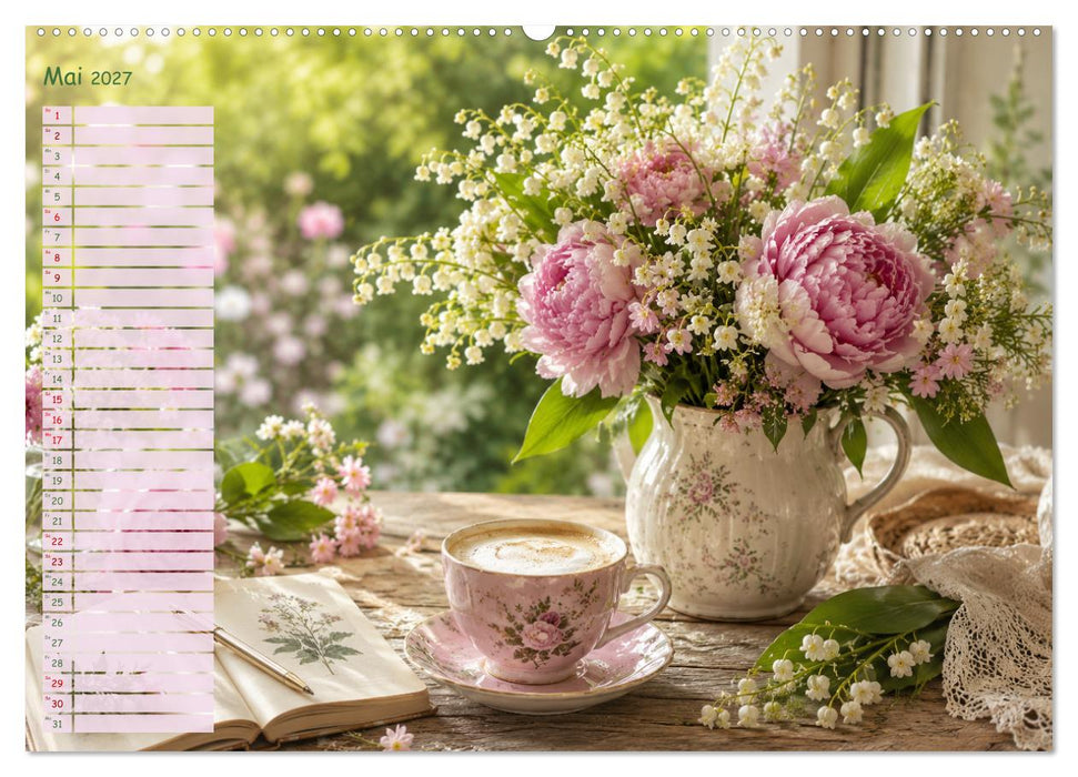 Kaffeeträume zu jeder Jahreszeit (CALVENDO Premium Wandkalender 2027)