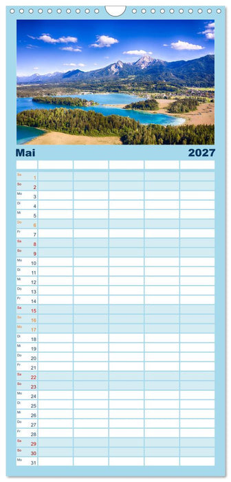Der wunderschöne Faaker See in Kärnten (CALVENDO Familienplaner 2027)