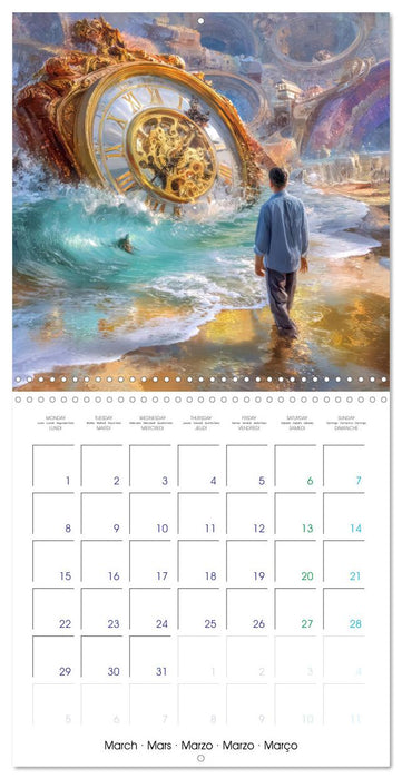 Surreal worlds - Moments of flowing time (CALVENDO Monthly Calendar 2027)