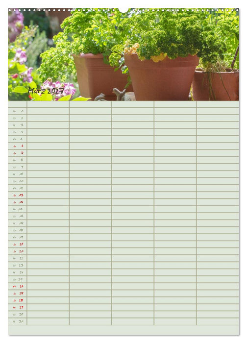 Naturgartenglück - Jahresplaner für Garten- und Naturliebhaber (CALVENDO Wandkalender 2027)