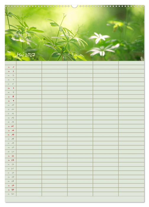 Naturgartenglück - Jahresplaner für Garten- und Naturliebhaber (CALVENDO Wandkalender 2027)