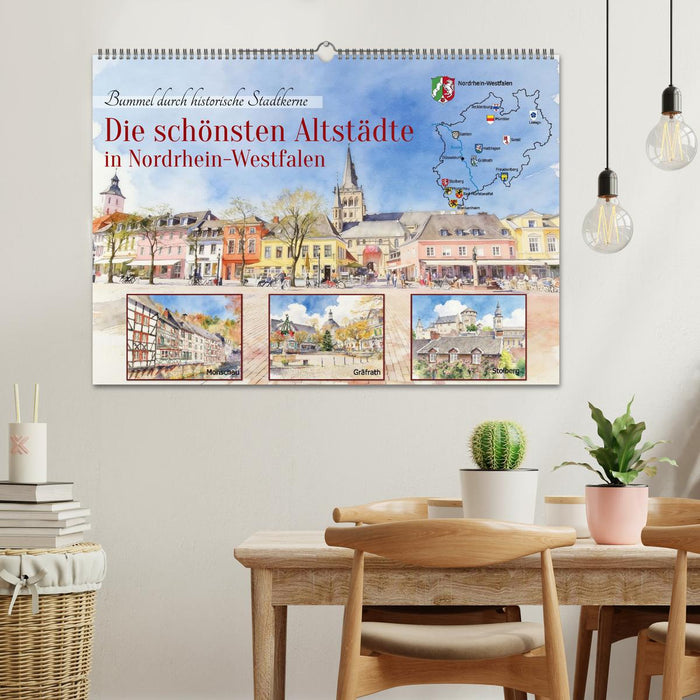 Die schönsten Altstädte in Nordrhein-Westfalen (CALVENDO Wandkalender 2027)