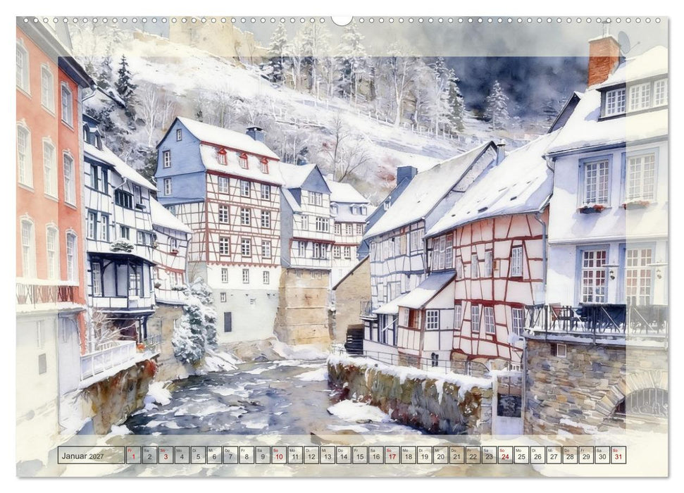 Die schönsten Altstädte in Nordrhein-Westfalen (CALVENDO Wandkalender 2027)