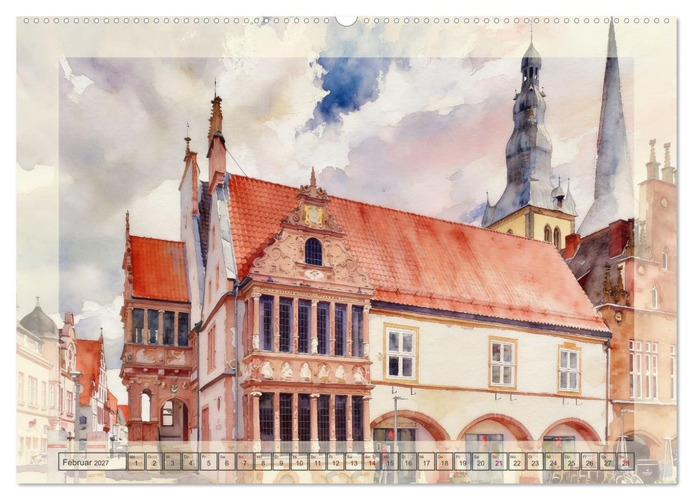 Die schönsten Altstädte in Nordrhein-Westfalen (CALVENDO Wandkalender 2027)