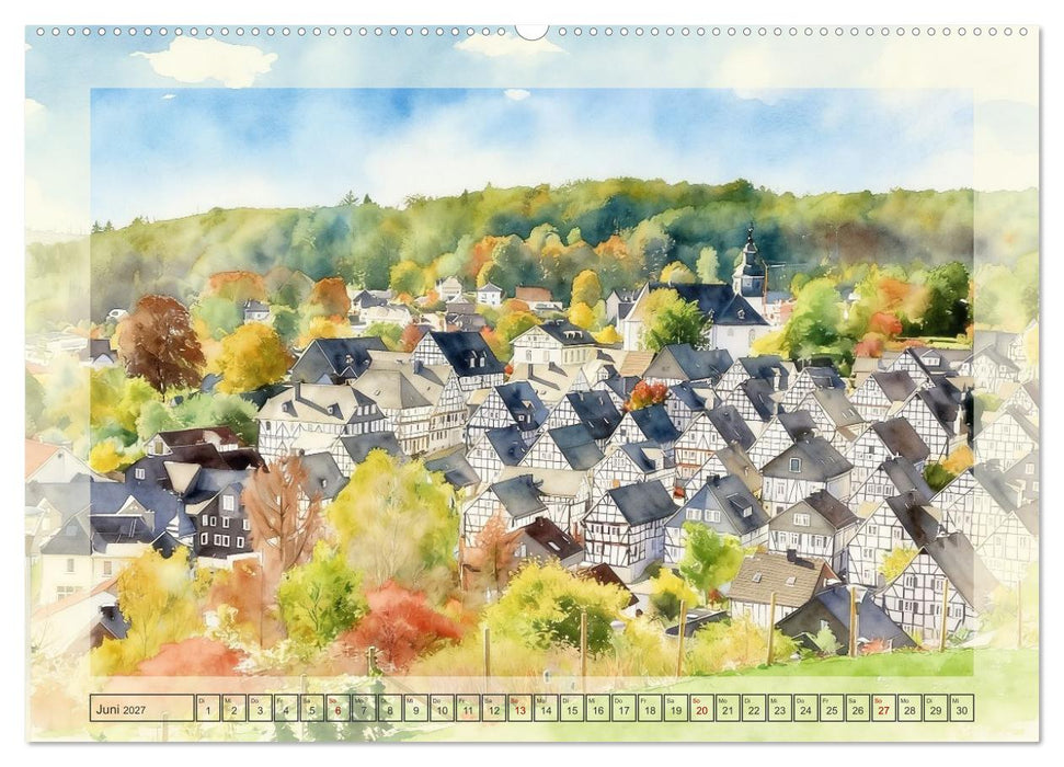 Die schönsten Altstädte in Nordrhein-Westfalen (CALVENDO Wandkalender 2027)