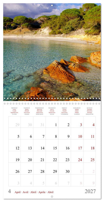 Corsica – Colors of a wild beauty (CALVENDO Monthly Calendar 2027)