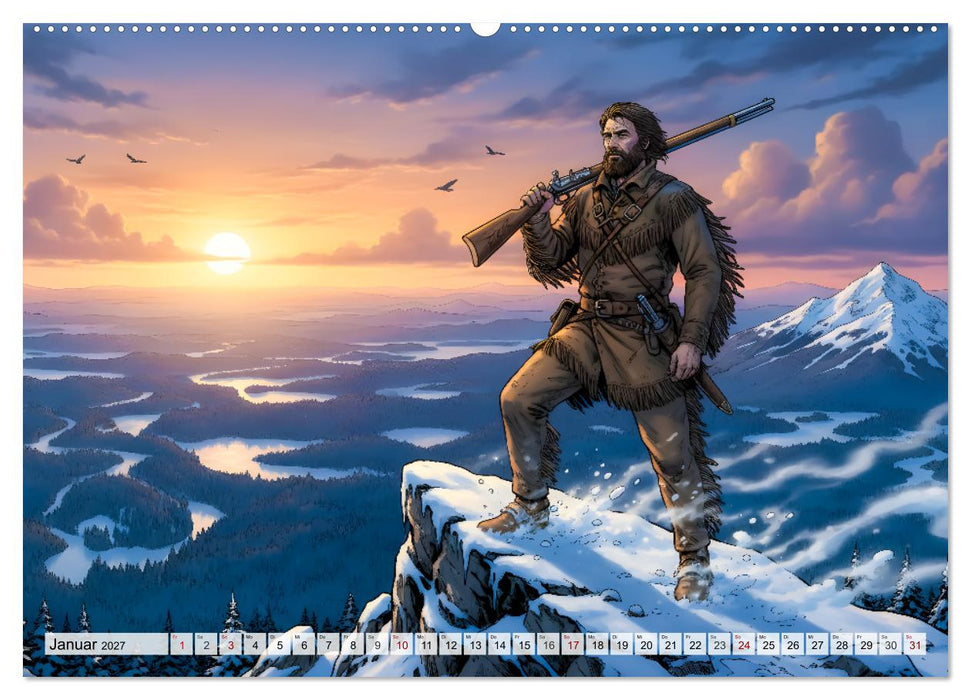 Lederstrumpf und die Mohikaner (CALVENDO Wandkalender 2027)